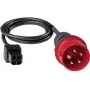 BENNING 044148 Adapter pomiarowy CEE 16 A 5-biegunowy 400 V z gniazdami bezpieczeństwa 4 mm
