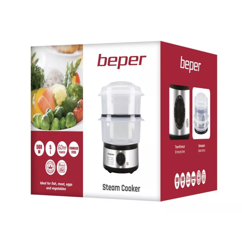 Beper BC.261 Automat do pieczenia chleba 550W 12 programów 900g Stal nierdzewna