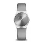 Bering Classic Zegarek Damski Kwarcowy 34mm Niebieska Tarcza Stal Nierdzewna Bransoleta Mesh
