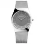 BERING Męski Zegarek Kwarcowy Classic 11936-309 36mm Niebieska Tarcza Srebrna Bransoleta Milanese Mesh