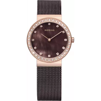Zegarek BERING Classic dla kobiet 10729-262 29mm Różowe Złoto Stal Nierdzewna
