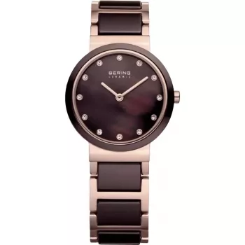 Zegarek damski BERING Classic Quartz 10729-765 29mm różowe złoto stal nierdzewna