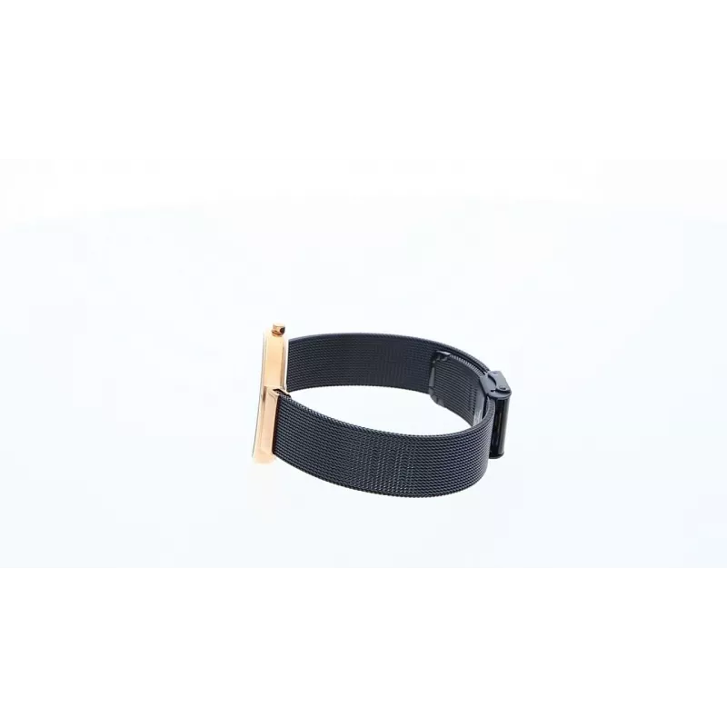 Zegarek BERING Classic dla kobiet 14531-367 19mm Różowe Złoto Stal Nierdzewna Siatka