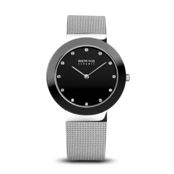 Zegarek damski BERING 11435-002 Classic Quartz Analog 33mm Stal nierdzewna Srebrny