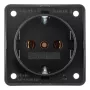 Berker 09418505 Gniazdo SCHUKO Moduł Integro Czarny Matowy