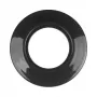 Berker 138165 Porcelain Frame, 1-gang, Serie 1930, Black (Rosenthal)