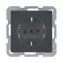 Berker 47236086 Gniazdo SCHUKO Q.1/Q.3 Antracyt aksamitny