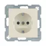 Berker 47238982 Gniazdo SCHUKO z pokrywą uchylną, podtynkowe, 16A 250V, białe (RAL 9010)