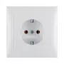 Berker 47429909 Gniazdo podtynkowe z płytką S.1, Schuko Typ F, 16A 250V, biel polarna