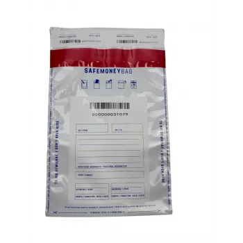 BESTPAK SAFEMONEYBAG Koperty depozytowe zabezpieczające Przezroczyste B5 190x260+35 mm 100 szt.