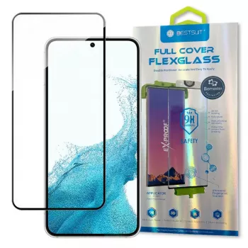 Bestsuit 3D Edge Nano Flexi Glass Szkło hartowane z ramką do Samsung Galaxy S22 Przezroczysty