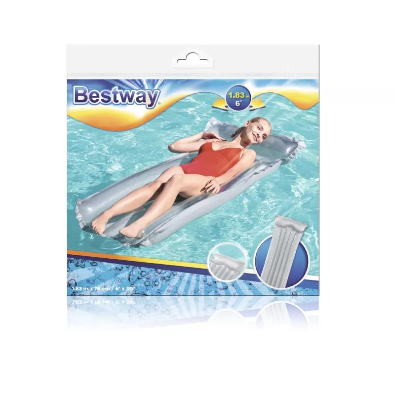 Materac powietrzny do pływania Bestway 44013 Szary 183 x 76 cm
