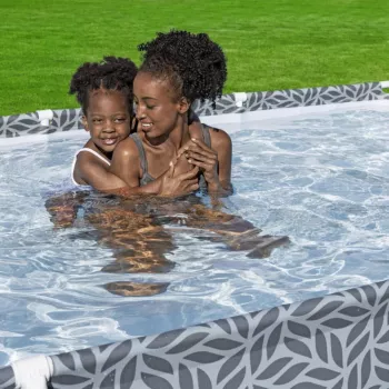 Bestway 561FV Frame Pool Rectangular 366 x 201 x 66 cm Grey