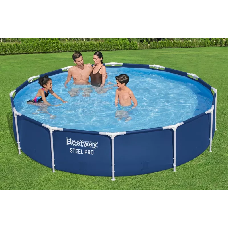 Bestway Frame Pool with Pump Blue 366x76 cm Set 56681