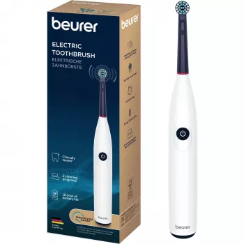 Beurer TB 15 Green Planet Szczoteczka elektryczna biała soniczna z okrągłą główką 3 programy 2 końcówki 104,92