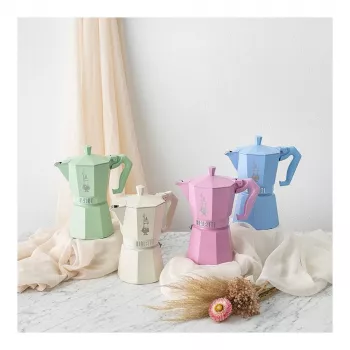 Bialetti Moka Exclusive 6TZ Kawiarka, różowa (9064)