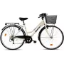 Bicycl City Pisa 28 77016 Biały z Koszykiem