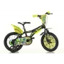 BIKE 16 DINO T-REX Rower Dziecięcy 16 Cali Zielony Czarny Pomarańczowy