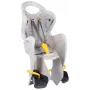 BIKE SEAT B-FIX Tylny Fotelik Rowerowy dla Dzieci z Szybkim Montażem, Szary/Pomarańczowy, 9-22 kg, EN 14344
