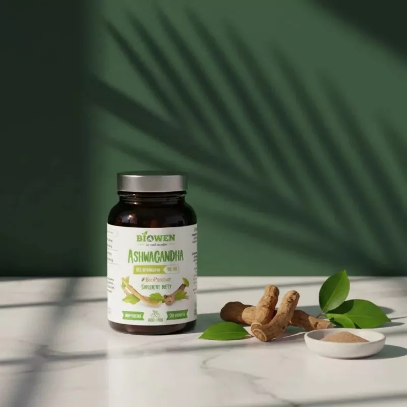 BIOWEN Ashwagandha – Suplement diety dla ludzi – 120 kapsułek