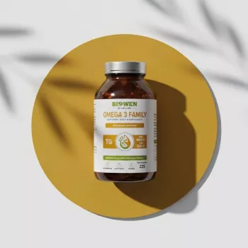 BIOWEN Omega 3 TG Family – 720 mg EPA, 480 mg DHA – 225 kapsułek