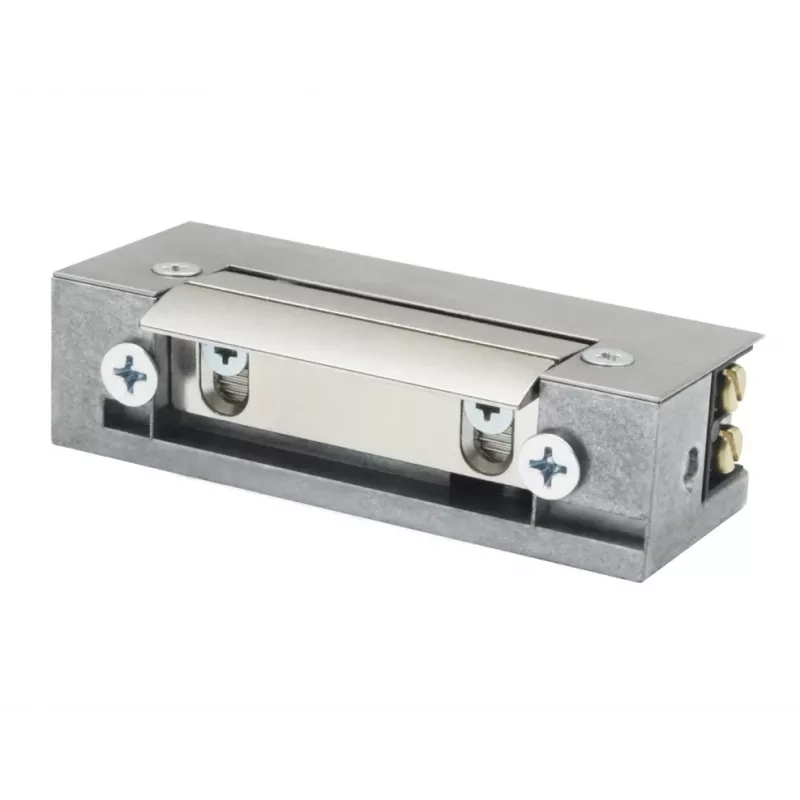 Zaczep elektryczny BIRA HARTTE S12UW 12V AC/DC fail-secure z mechanicznym wyłącznikiem zwalniającym