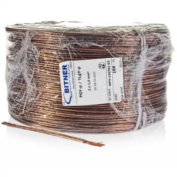 BITNER BiTsound PGY-p (TLgY) 2x1mm2 Kabel głośnikowy 100m zwój