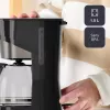 BLACK+DECKER BXCO1001E 1000 W Ekspres ciśnieniowy do kawy na 12 filiżanek, 1,5 l, czarny