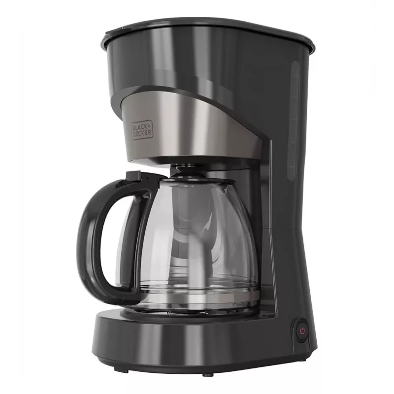 BLACK+DECKER BXCO1001E 1000 W Ekspres ciśnieniowy do kawy na 12 filiżanek, 1,5 l, czarny