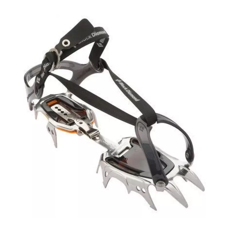 Black Diamond Serac Crampon - stal nierdzewna, 12-punktowe raki automatyczne do alpinizmu