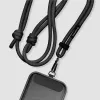 Smycz do smartfona Black Rock 00221549 z uchwytem na kartę - czarny
