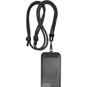 Smycz do smartfona Black Rock 00221549 z uchwytem na kartę - czarny