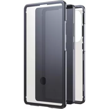 Etui szklane Black Rock 360° do Samsung Galaxy S25 Ultra - Pełna ochrona, czarny 00229679