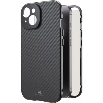 Black Rock Cover 360° Glass dla Apple iPhone 15, Real Carbon 00221252