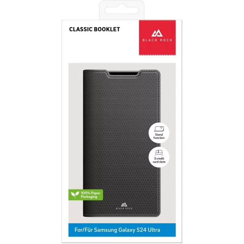Black Rock The Classic etui folio dla Samsung Galaxy S23 Ultra, czarny 00226129