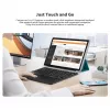 Klawiatura Bluetooth Blackview K1 Bezprzewodowa Ultra Cienka 10 inch – Bateria 280mAh, Bluetooth 3.0, Kompatybilna z Windows / Android / iOS, Czarno-Szara