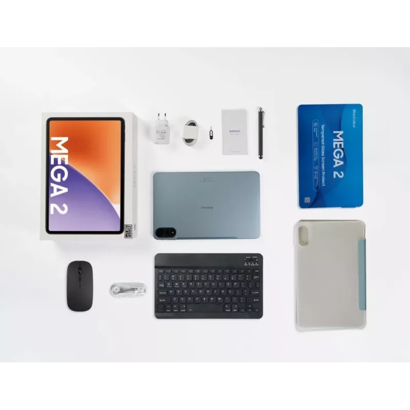 Blackview MEGA 2 Tablet 11.52 inch 6/256GB 4G LTE Android 13 + Zestaw (Klawiatura, Etui, Rysik, Mysz) Zielony