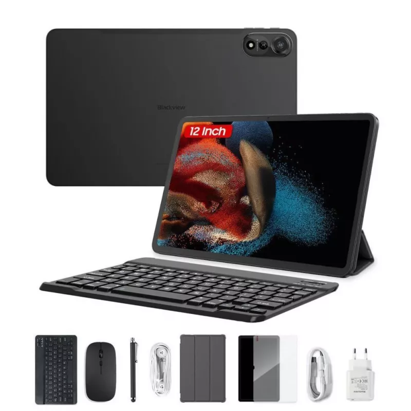Blackview MEGA 2 Tablet 11.52 inch 6/256GB 4G LTE Android 13 + Zestaw (Klawiatura, Etui, Rysik, Mysz) Zielony
