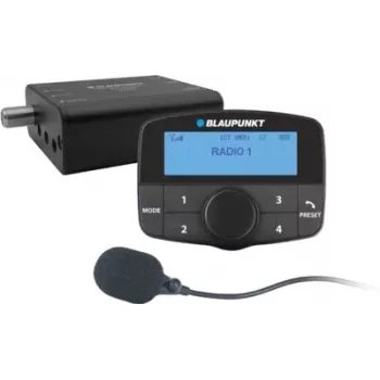 Odbiornik Blaupunkt DABNPLAY 550 DAB+ z nadajnikiem FM, zestawem głośnomówiącym Bluetooth, pilotem, czarny 2 010 025 000 000