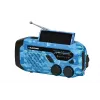 Blaupunkt ER10BC Radiobudzik FM PLL z podwójnym alarmem, ładowaniem USB, termometrem, niebieski kamuflaż
