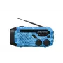 Blaupunkt ER10BC Radiobudzik FM PLL z podwójnym alarmem, ładowaniem USB, termometrem, niebieski kamuflaż