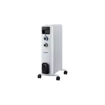 Grzejnik olejowy Blaupunkt HOR401 2000 W, biały, 3 stopnie grzania, regulowany termostat, zabezpieczenie przed przegrzaniem, wyłącznik przy przewróceniu, 9 żeberek, cicha praca, do pomieszczeń do 25 m²