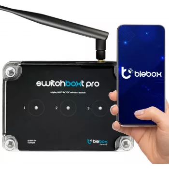 BLEBOX switchBoxT PRO Smart Wi-Fi Switch z czujnikiem temperatury