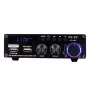 Blitzwolf AS-22 Wzmacniacz audio, 45W, Bluetooth 5.0, USB + Pilot (Czarny)