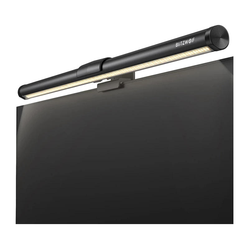 BlitzWolf BW-CML2 Air Monitor Light z czujnikiem CO2, TVOC, temperatury i wilgotności — ściemnialny pasek LED, 2700-6500K, CRI Ra95, USB-C