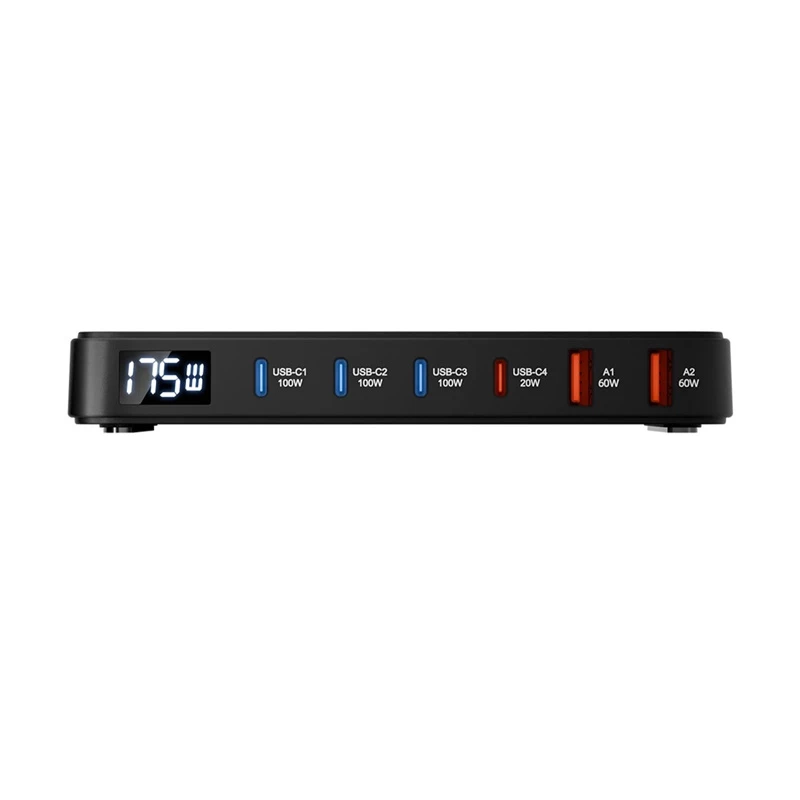 Blitzwolf BW-S30 6-in-1 Stacja ładująca 4xUSB-C + 2xUSB 175W