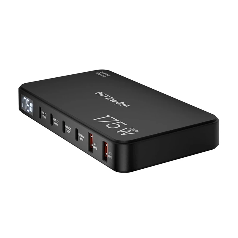 Blitzwolf BW-S30 6-in-1 Stacja ładująca 4xUSB-C + 2xUSB 175W