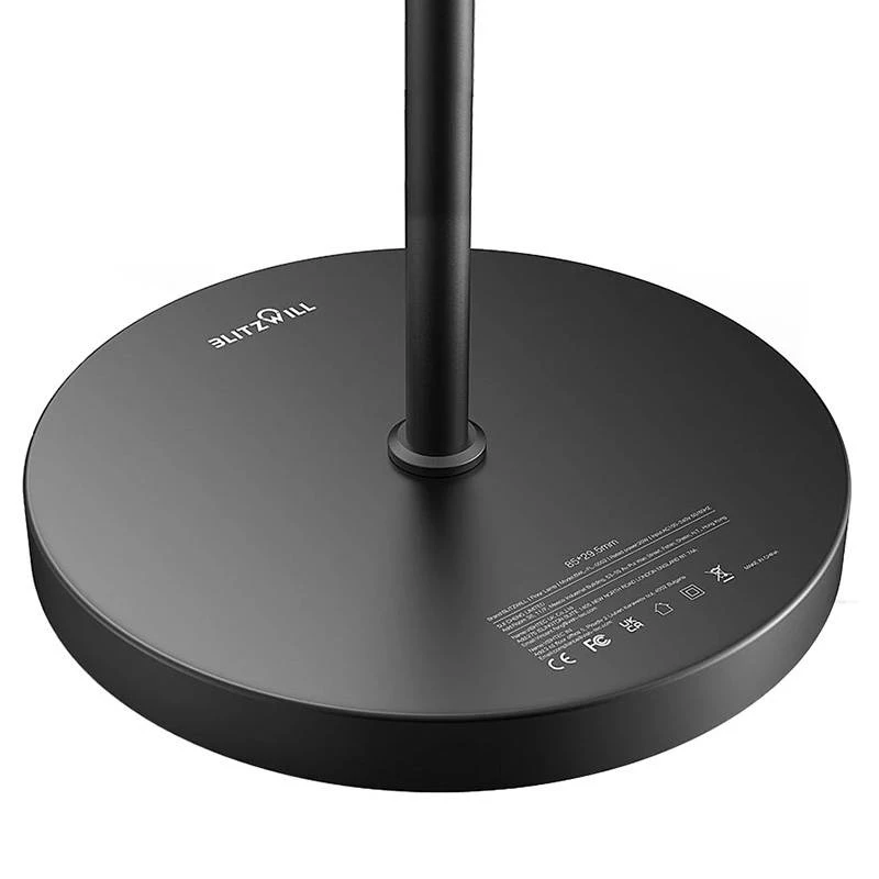 BLITZWOLF Podwójna Lampa Podłogowa z Pilotem BlitzWill BWL-FL-0001, 36W (Czarny)