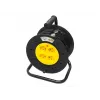 BLO PR-61 30m Przedłużacz na bębnie z 4 uziemionymi gniazdami, wyłącznikiem termicznym, przewodem H05VV-F 3x1,5mm², IP20, 16A/230V, maks. 3680W po rozwinięciu