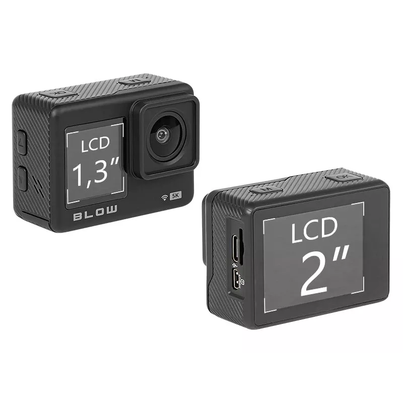 BLOW Kamera sportowa 20 MP 5K Ultra HD CMOS Wi-Fi 58 g